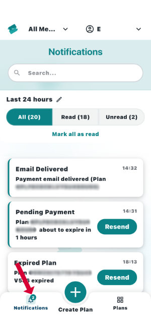 select notifications