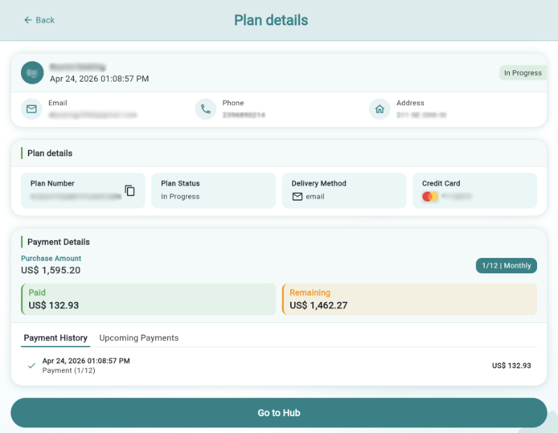 plan details processed