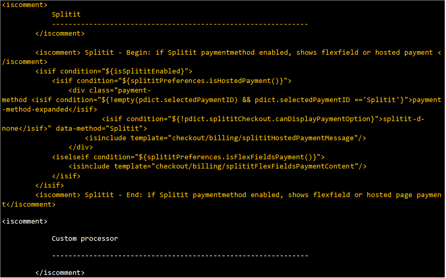 paymentmethods.isml changes