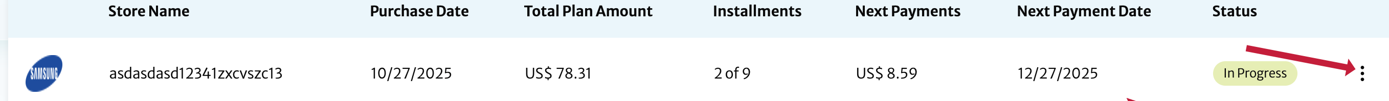 shopper portal three dots