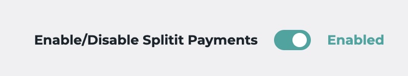 splitit enabled