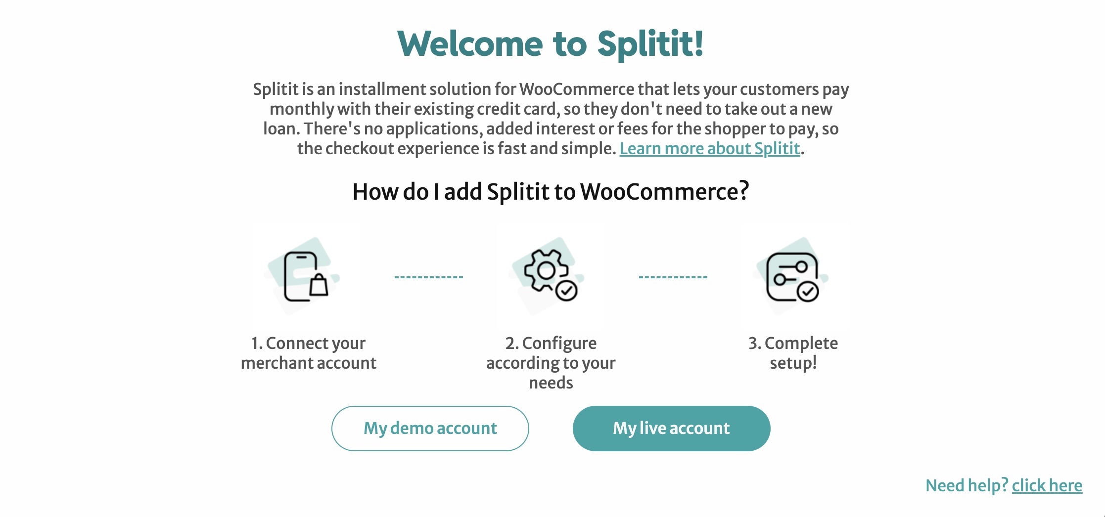 welcome to splitit